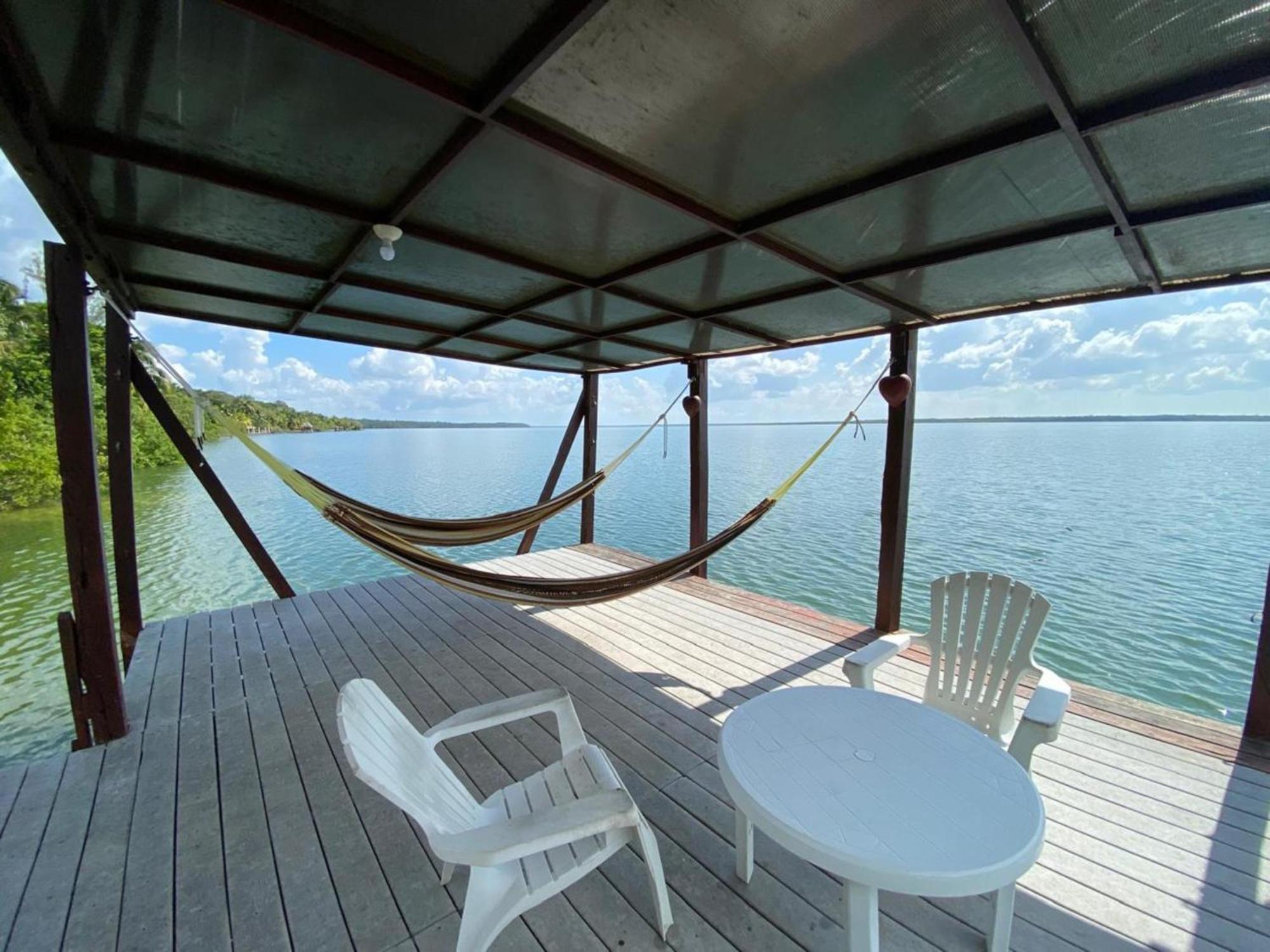 Coras Place Bacalar Lagoon front Exterior foto